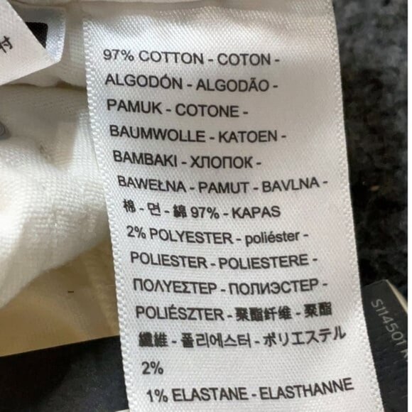 NWT Levi’s Off White Ribcage High Rise Fray Shorts Size 30 - Picture 5 of 7